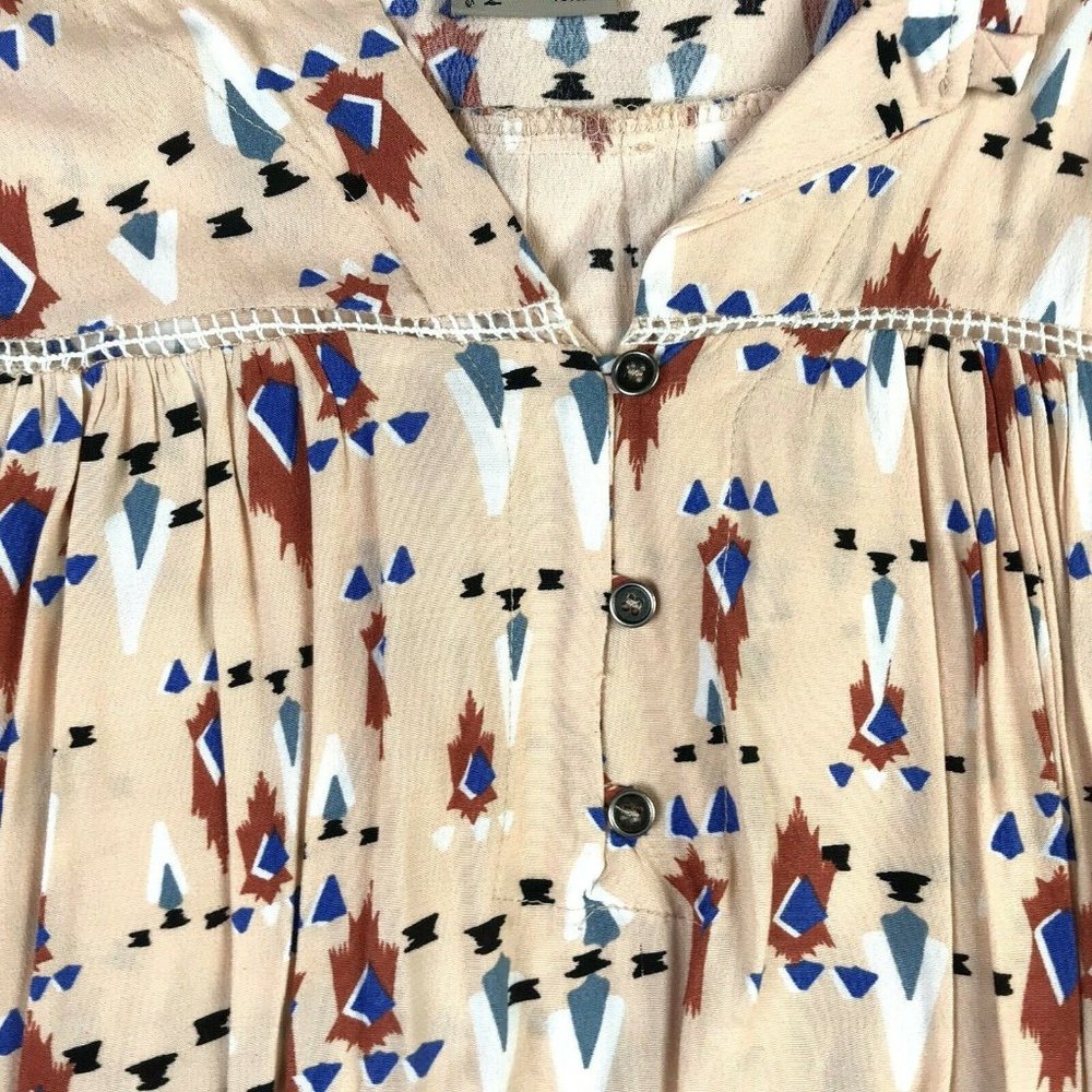 Anthropologie Dolan Left Coast Aztec Dress-Size P8 - Picture 6 of 9